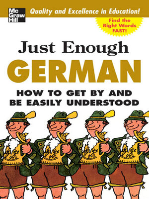 cover image of Just Enough German